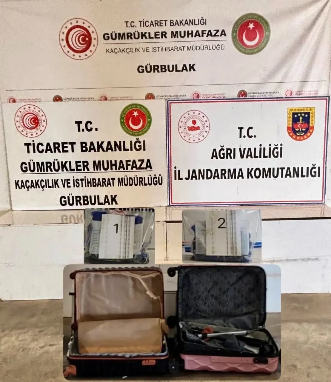 SON DAKİKAAğrı'da valiz içerisine uyuşturucu gizleyen 2 şüpheli yakalandı