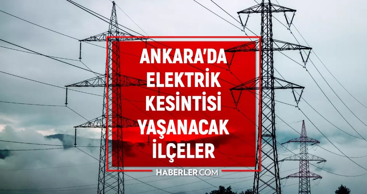 Ankara elektrik kesintisi! 24 Eylül Ankara’da elektrik kesintisi ne zaman bitecek, elektrikler ne zaman gelecek? Ankara elektrik kesintisi! 24 Eylül Ankara’da elektrik kesintisi ne zaman bitecek, elektrikler ne zaman gelecek?