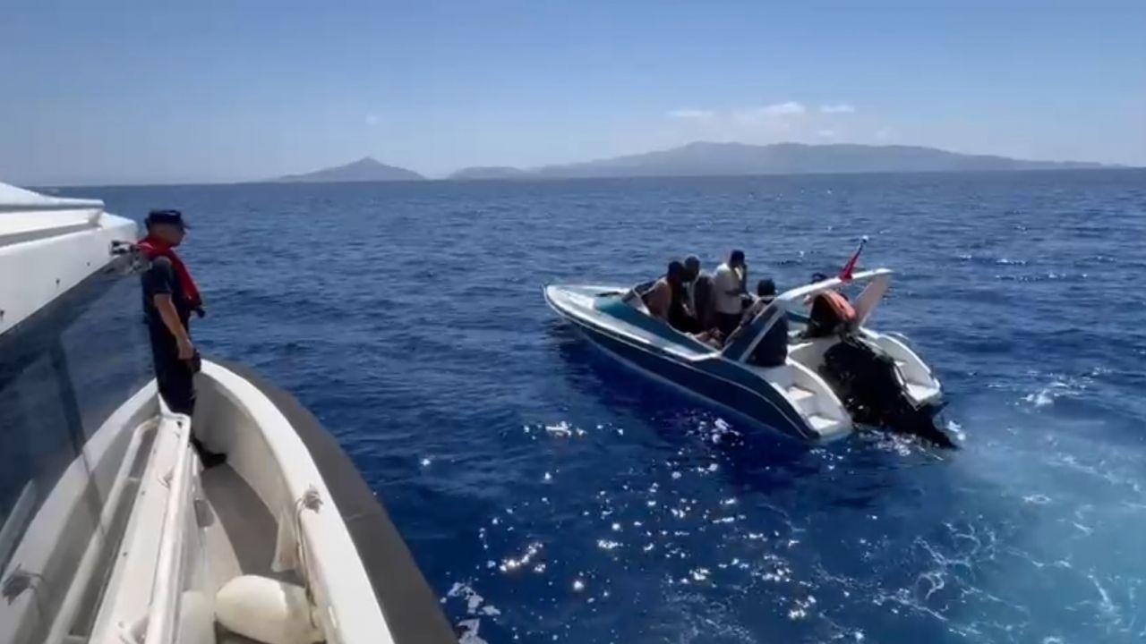 Fethiye'de 65 göçmen yakalandı