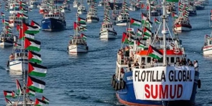 Küresel Sumud Filosu Gazze yolunda Küresel Sumud Filosu Gazze yolunda