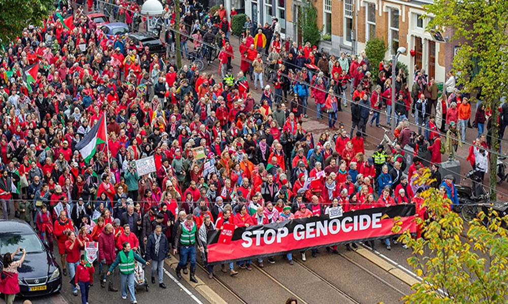 Hollanda’da hükümetin israil politikasına protesto! Hollanda’da hükümetin israil politikasına protesto!