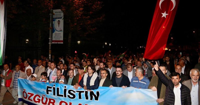 Amasya’da binlerce kişi Aksa Tufanı yıl dönümünde Gazze için yürüdü Amasya’da binlerce kişi Aksa Tufanı yıl dönümünde Gazze için yürüdü