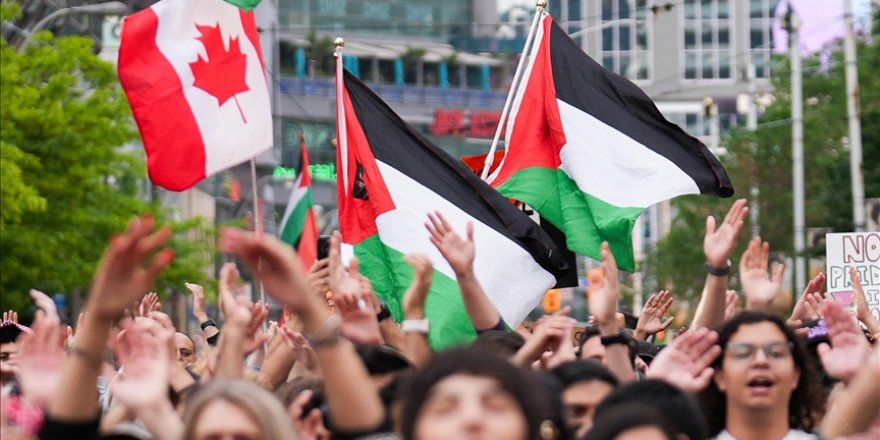 Kanada’da Filistin’e Destek İçin Silah Satışları Protesto Kanada’da Filistin’e Destek İçin Silah Satışları Protesto