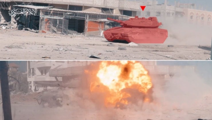 Kassam Tugayları: Merkava tankı imha edildi