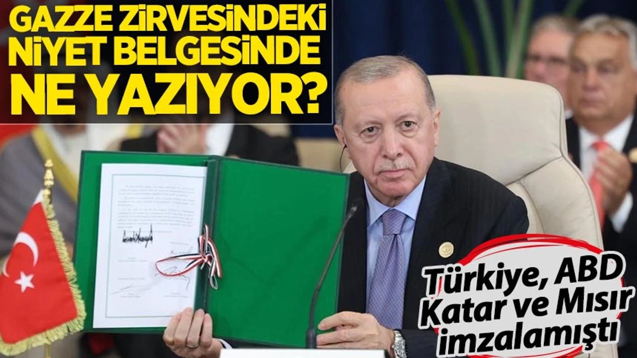 ABD, Mısır ve Katar Gazze için Niyet Belgesi imzaladı ABD, Mısır ve Katar Gazze için Niyet Belgesi imzaladı