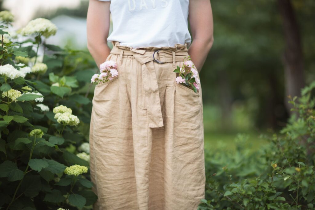 Kadın Keten Pantolon
