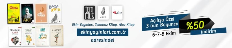 Ekin Yayınları’ndan %50 indirim kampanyası
