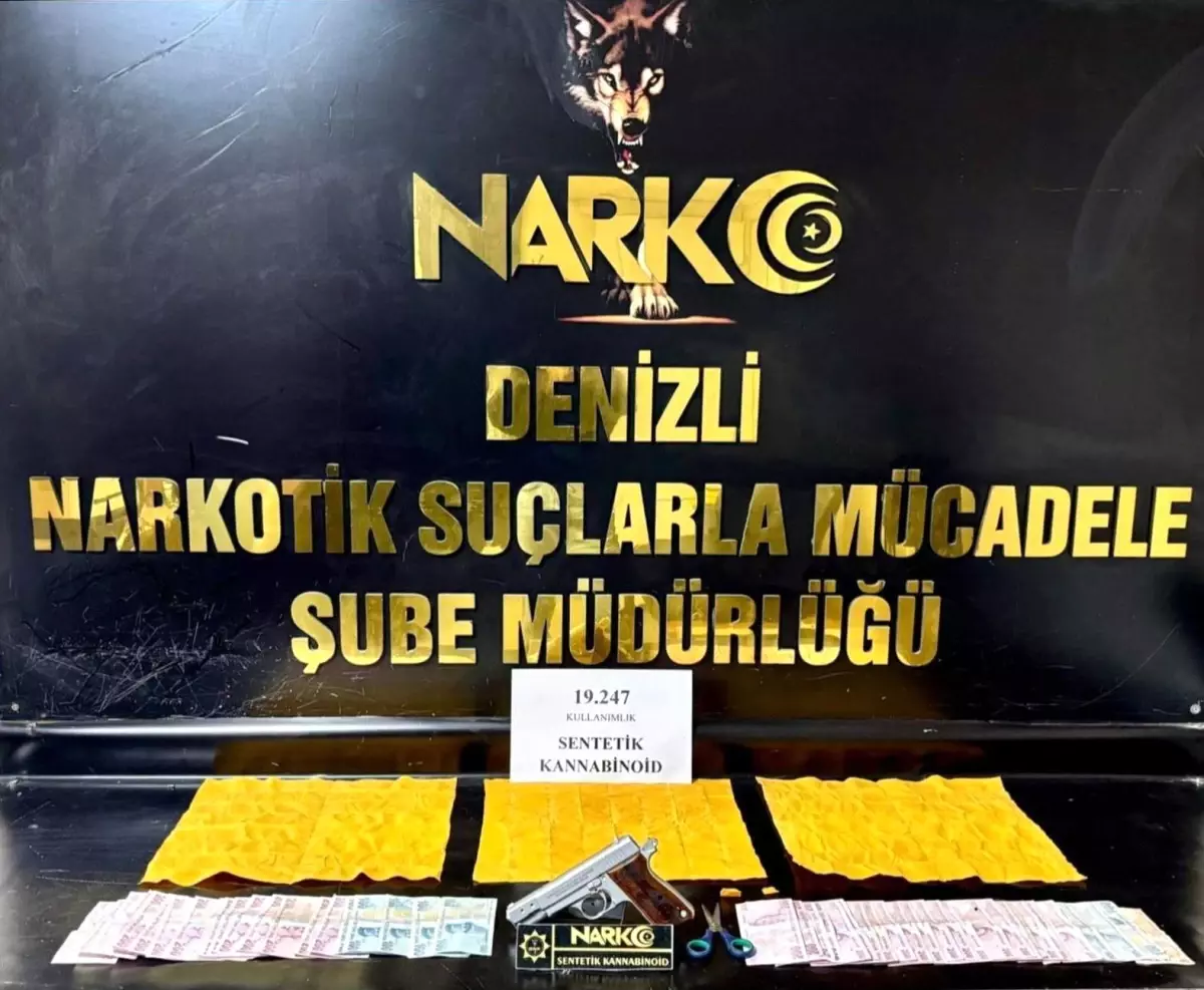 Denizli’de Uyuşturucu Operasyonunda 19 Bin Kullanımlık