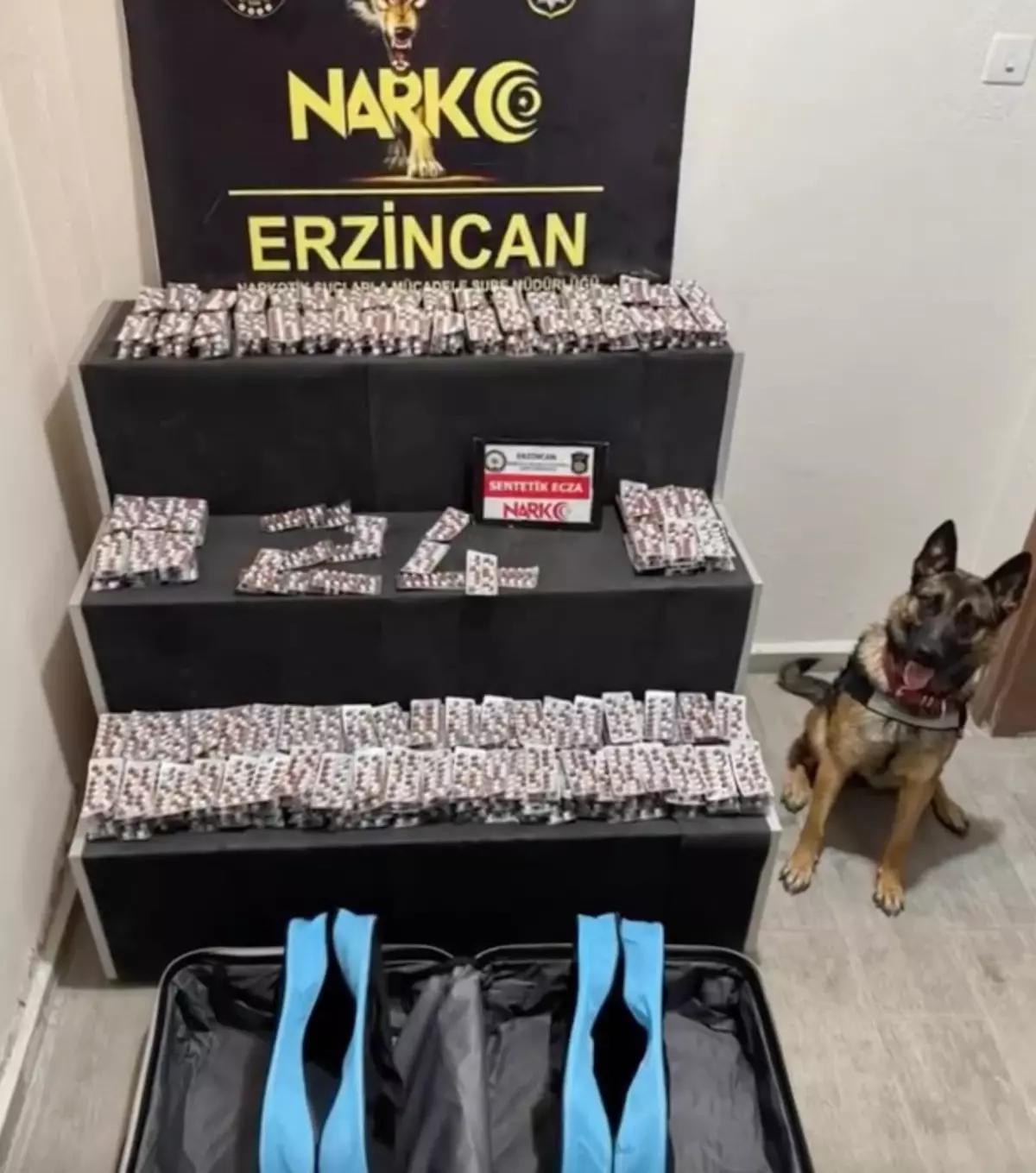 Erzincan’da Durdurulan Araçta 6 Bin 335 Sentetik Hap Ele Geçirildi Erzincan’da Durdurulan Araçta 6 Bin 335 Sentetik Hap Ele Geçirildi
