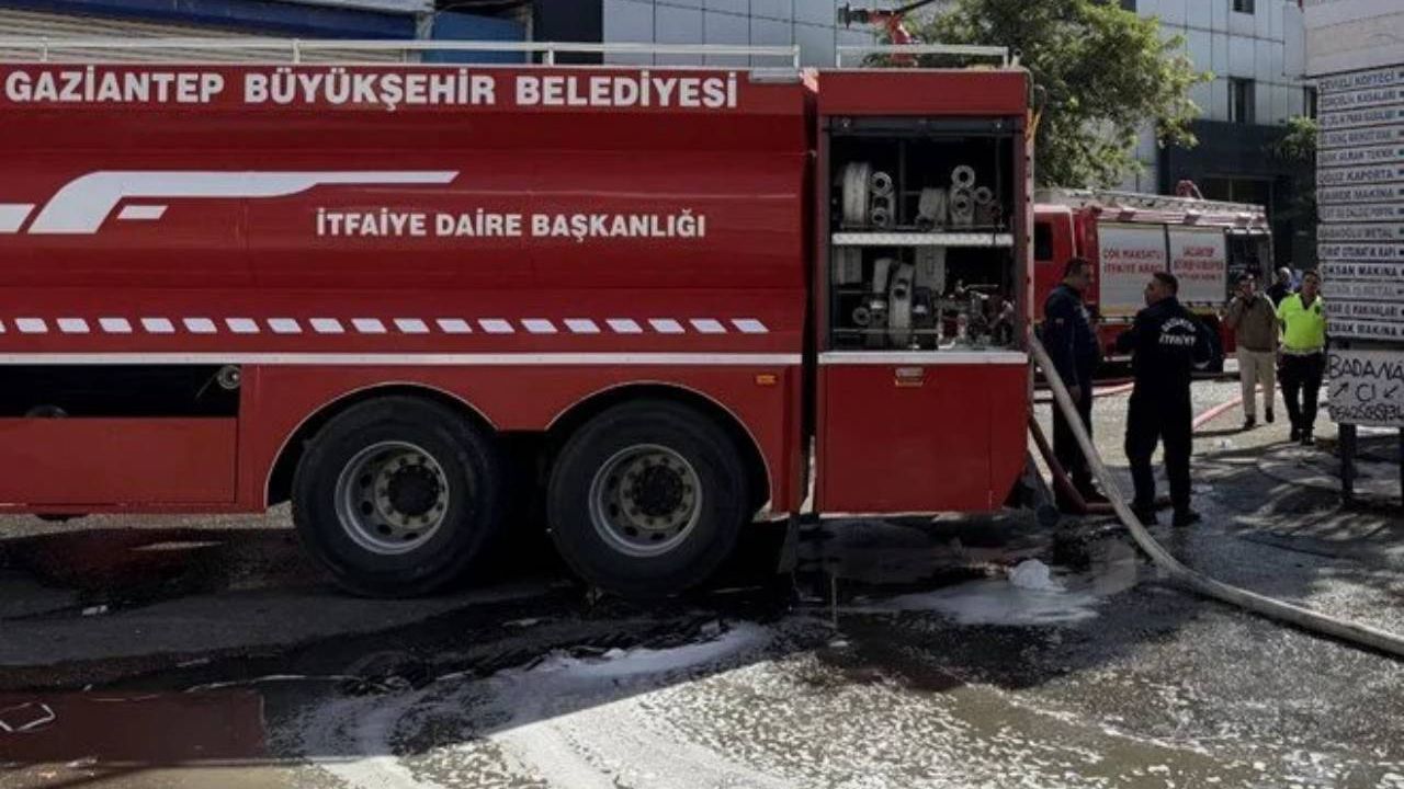 Gaziantep'te iş yeri yangını