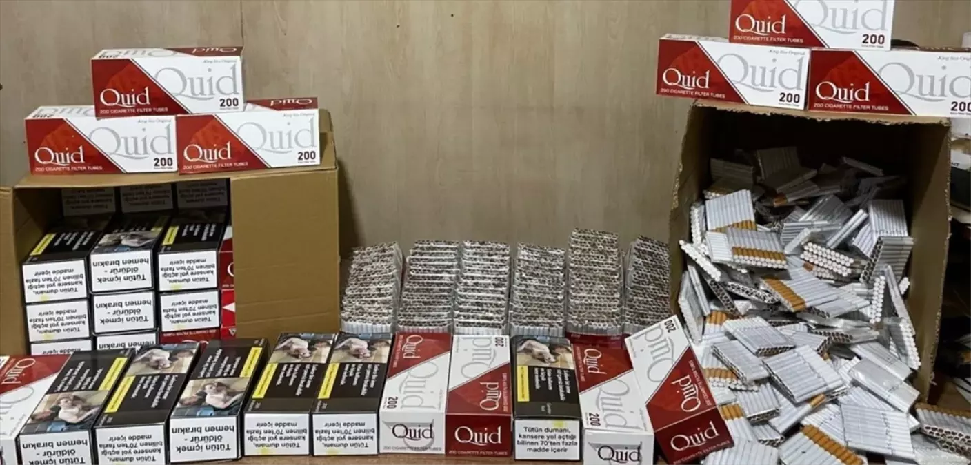 İzmir’de Kaçak Tütün Operasyonu: 20 Bin 900 Makaron Ele İzmir’de Kaçak Tütün Operasyonu: 20 Bin 900 Makaron Ele