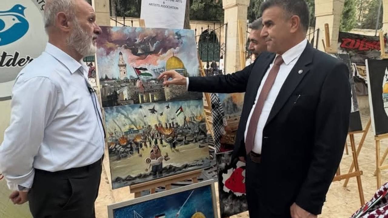 Zülme Fırça Darbesi sergisi açıldı