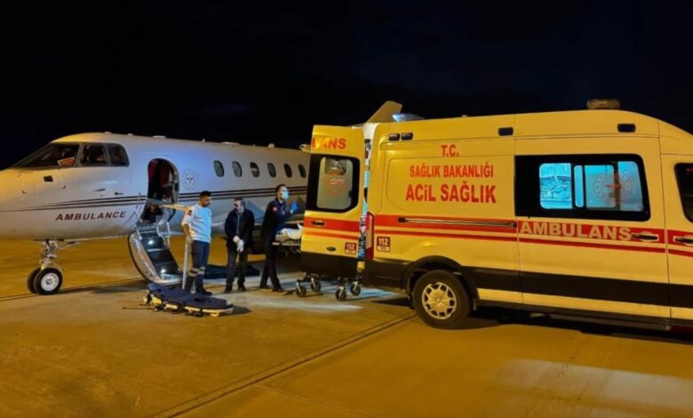 Van’da 11 Yaşındaki Çocuk Hava Ambulansı ile Ankara’ya Van’da 11 Yaşındaki Çocuk Hava Ambulansı ile Ankara’ya