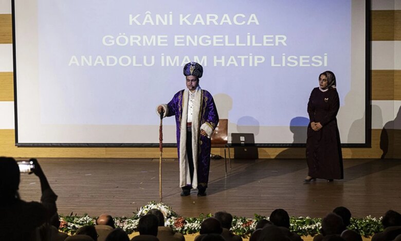 Görme Engelli Öğrenciler Meddahlık Gösterisi Düzenledi